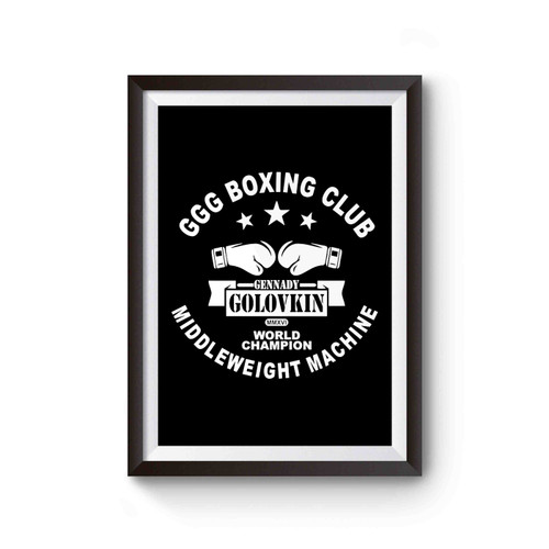 Ggg Boxing Club Poster