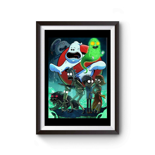 Ghostbuster Rick And Morty Poster