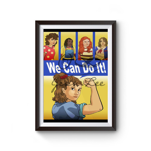 Girls Of Stranger Things 3 Poster