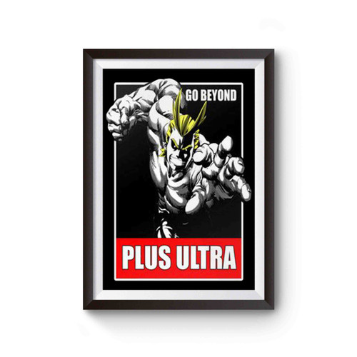 Go Beyond Plus Ultra My Hero Academia Anime Poster