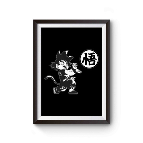 Goku Kanji Emblem Dragon Ball Z Super Saiyan Poster