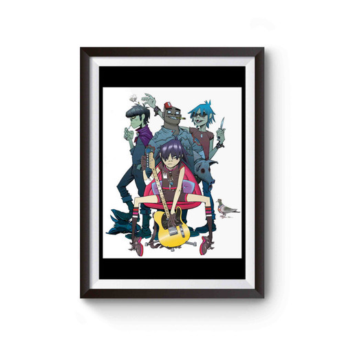 Gorillaz Band Hip Hop Rock Music 1 Poster