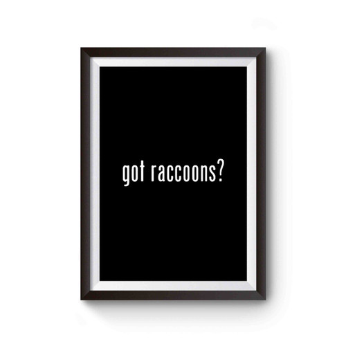 Got Raccoons Poster