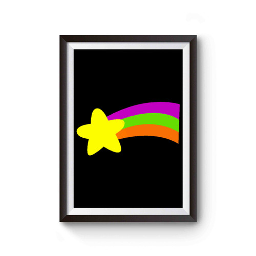 Gravity Falls Rainbow Star Mabel Pines Poster