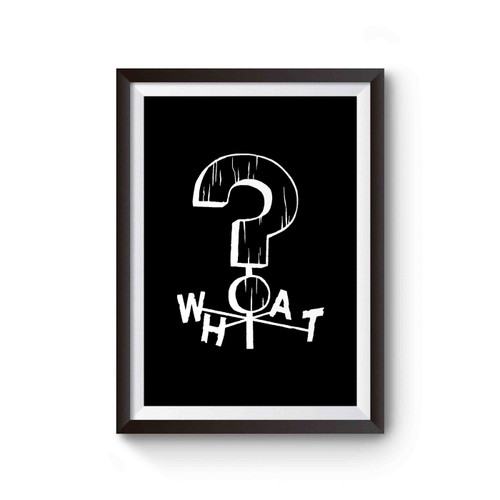 Gravity Falls What Outline Weather Vane Cartoon Poster