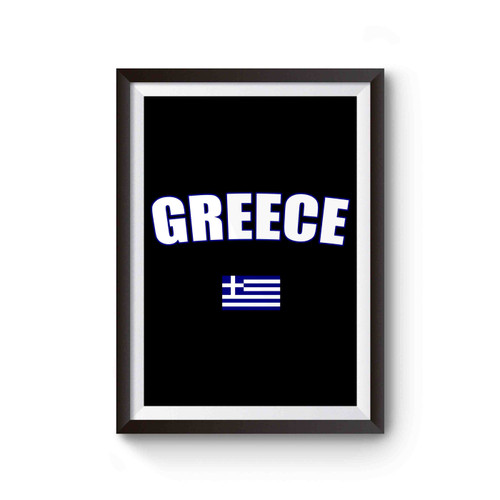 Greece Hellenic Republic Greek Pride Athens Greece Soccer Poster