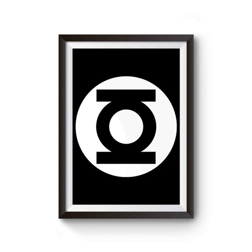 Green Lantern Logo Dc Comics Superhero Poster