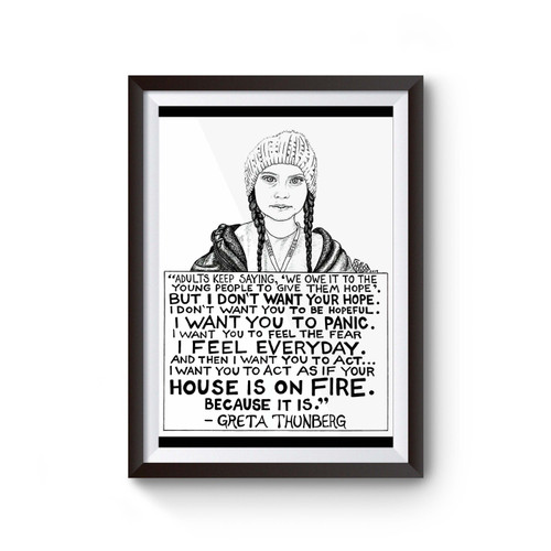 Greta Thunberg Poster