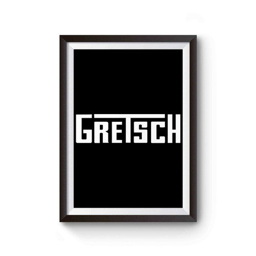 Gretsch Logo Guitars Music Poster