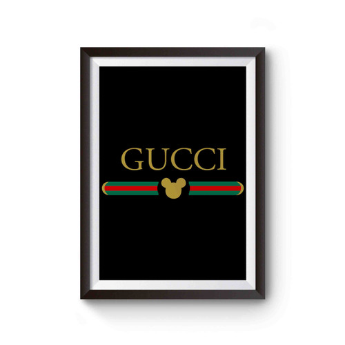 Gucci Designer Inspired Disney Poster