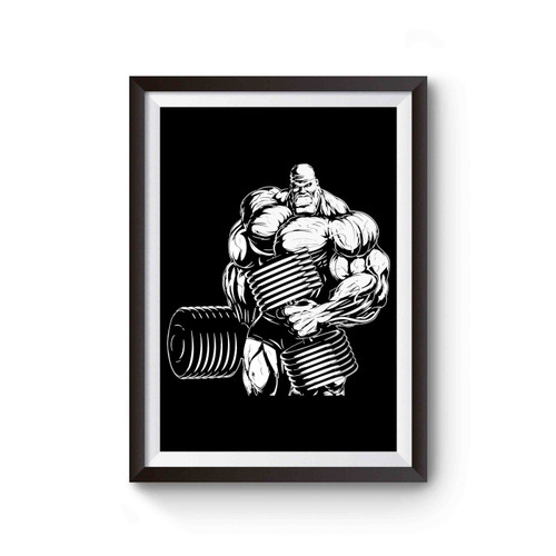 Gym Bodybuilding Motivation Lift Big Get Big Poster