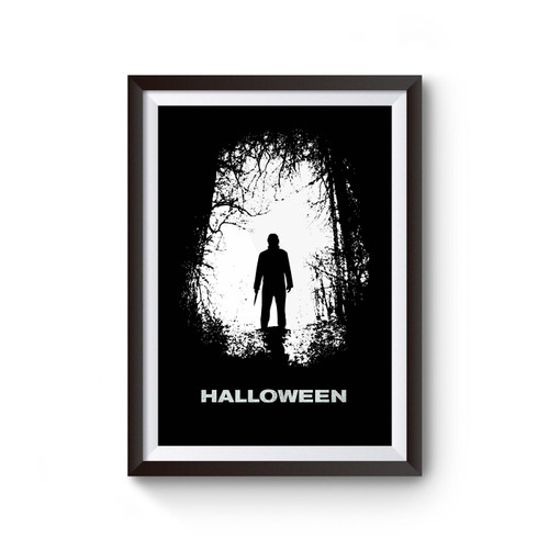 Halloween Michael Myers Silhouette Poster