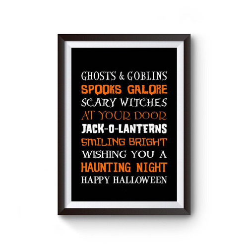 Halloween Quotes Poster