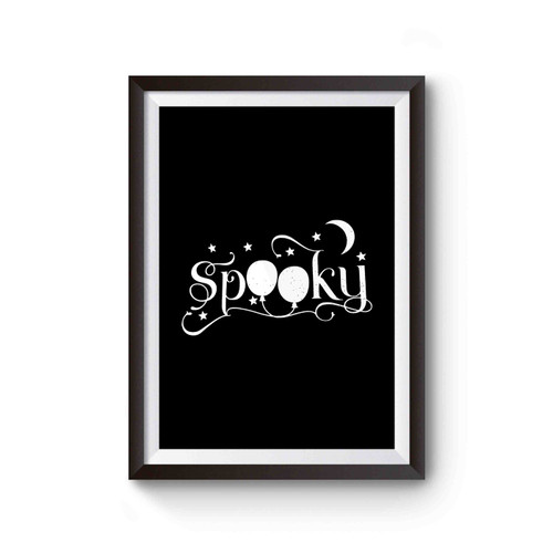Halloween Spooky With Balloon Poster