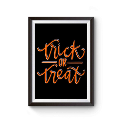 Halloween Trick Or Treat Art Poster