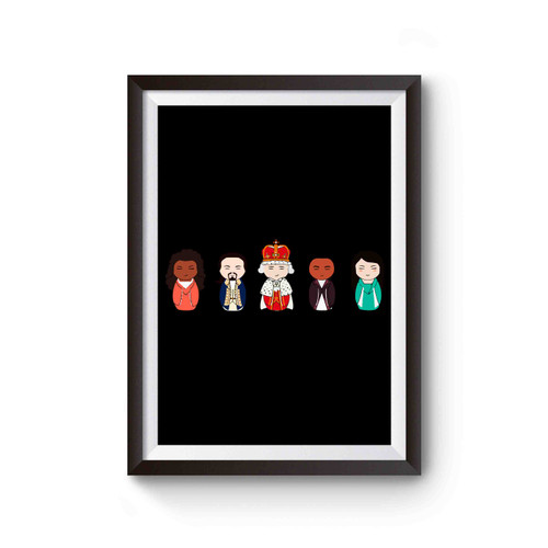 Hamilton Broadway Musical Japanese Kokeshi Poster