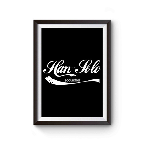 Han Solo Scoundrel Star Wars Coke Poster