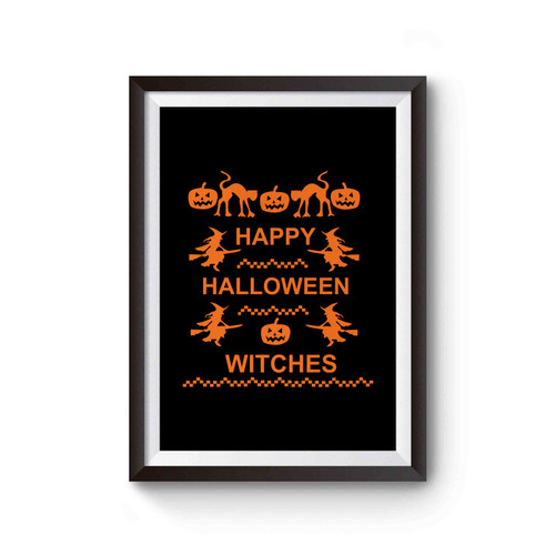 Happy Halloween Witches Poster