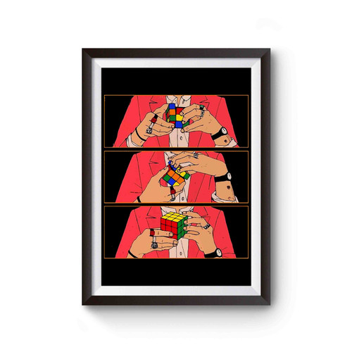 Harry Styles Rubix Cube Poster