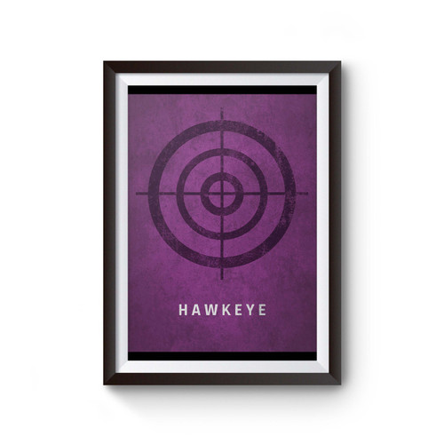 Hawkeye Logo Marvel Comics Poster