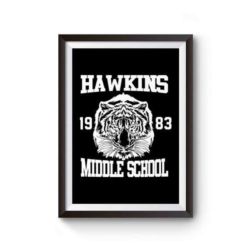 Hawkins Middle School Year 1983 Poster