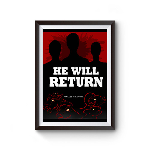 He Will Return Poster