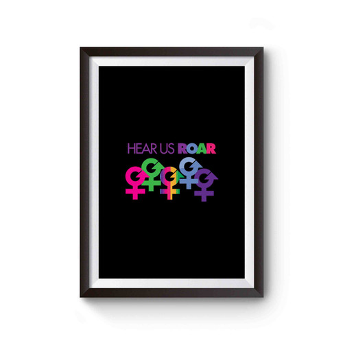 Hear Us Roar Women's March Alliance Poster