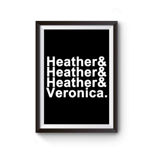 Heathers Musical Inspired Poster