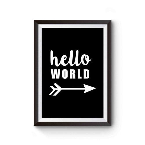 Hello World Poster