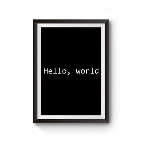 Hello World Web Prog Poster