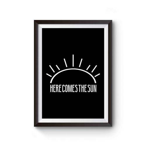 Here Comes The Sun Music Beatles Indie Hippie 60s 70s Free Spirit Poster
