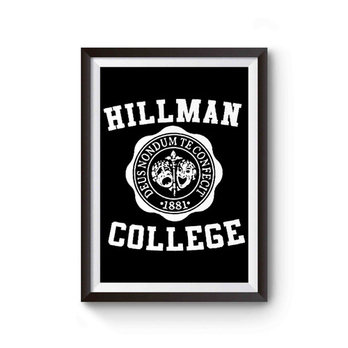 Hillman College 80's Retro Poster