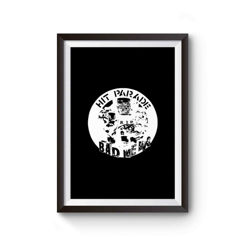 Hit Parade Bad News Crass Records Punk Poster
