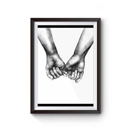 Holding Hands Poster