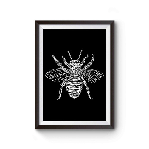 Honey Bee Bamboo Poster