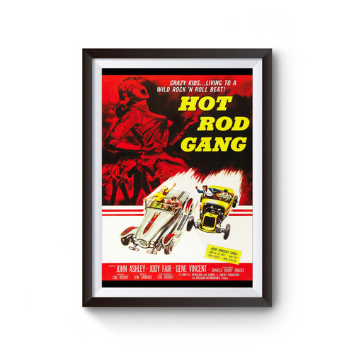 Hot Rod Gang 1950's Poster