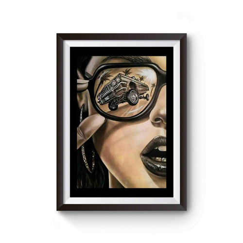 Hot Sexy Girl Chola Chicana Low Rider Mexicana Poster