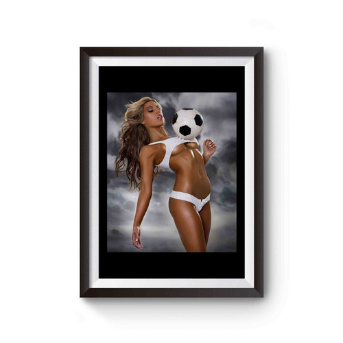 Hottest Sexy Football Girl Naked Poster
