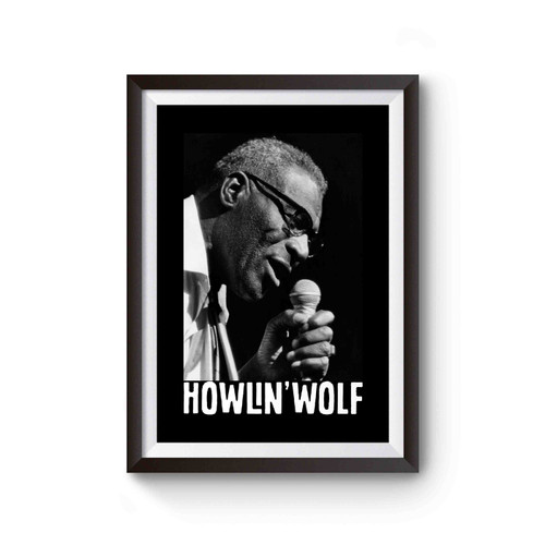 Howlin' Wolf Chicago Blues Music Poster