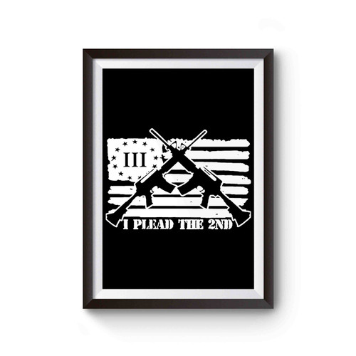 I Plead The 2nd Amendment Pro-Gun Poster