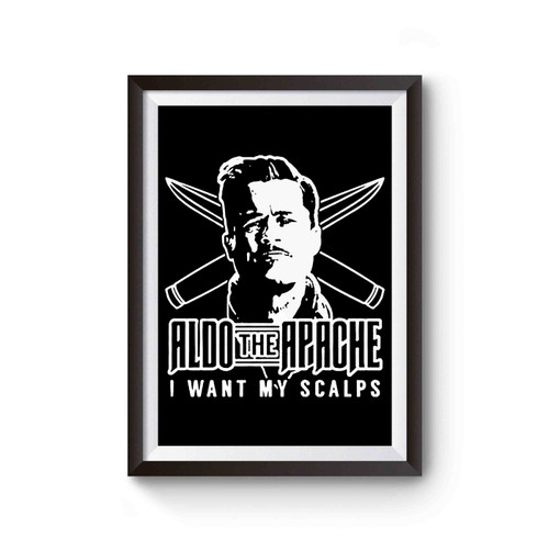 I Want My Scalps Inglorious Basterds Random Poster