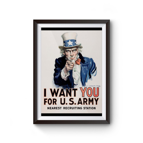 I Want You For U.S.Army Nearest Recruiting Station 2 Poster