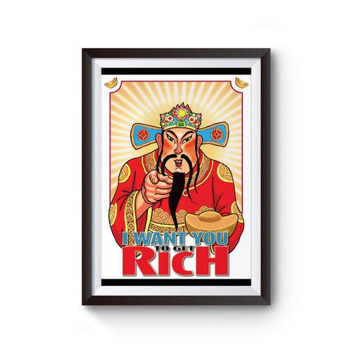 I Want You To Get Rich Poster
