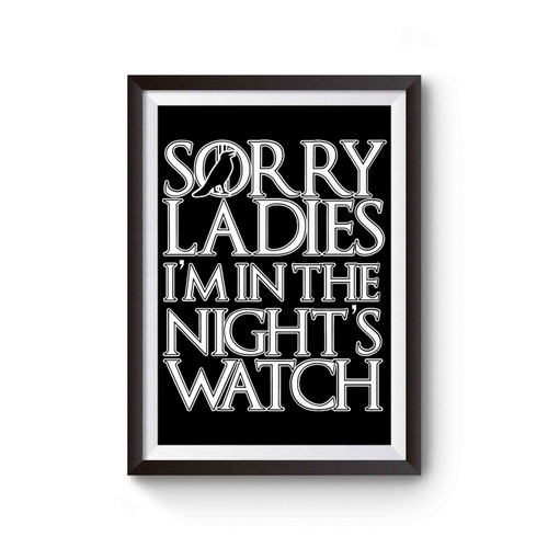 I'm In The Night's Watch Poster