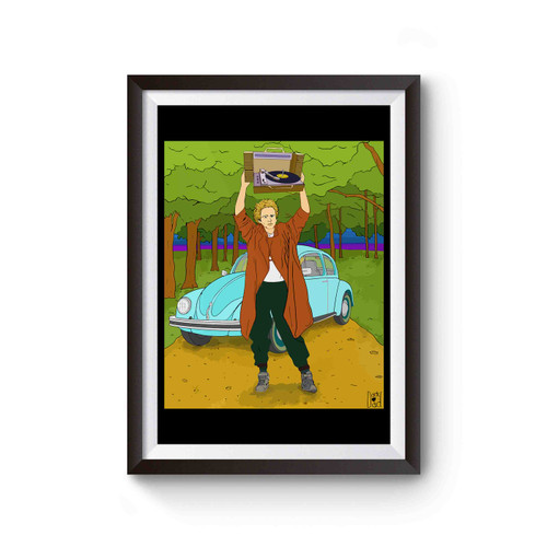 In Paul's Eyes Simon And Garfunkel Drawing Poster