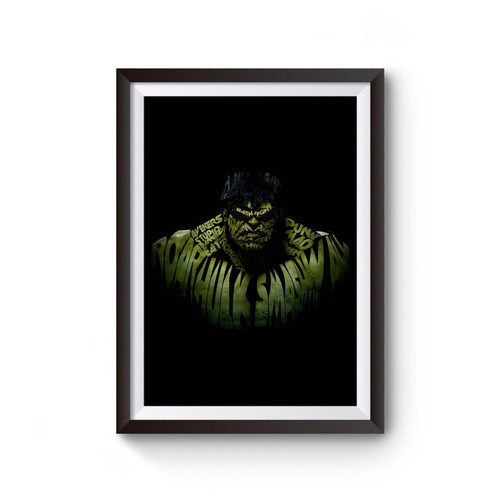 Incredible Hulk Inspired Poster