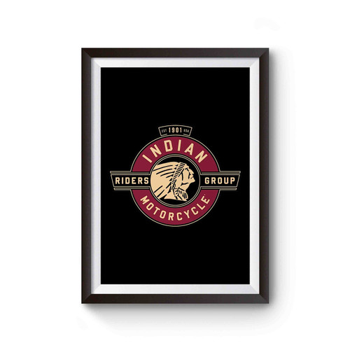 Indian Motorcycle Riders Club 1901 Poster