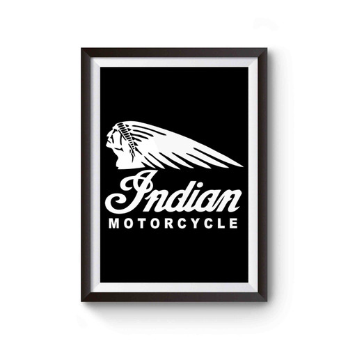 Indian Motorcycles Biker Motorbike Retro Usa Vintage Victory Poster