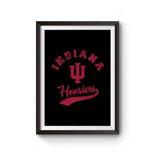Indiana Hoosiers Script Poster