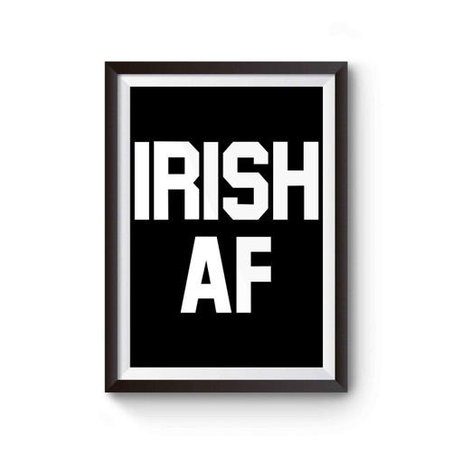 Irish Af St. Patrick's Day Inspired Poster